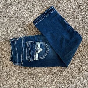 Salvage buckle jeans